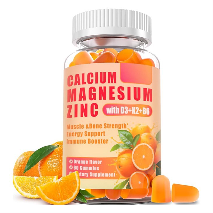 Kalċju Magnesium Zinc D3k2 Gummies