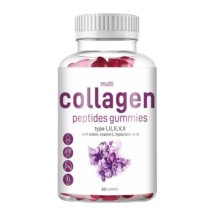 Peptide Collagen Vitamina Ċ Gummies