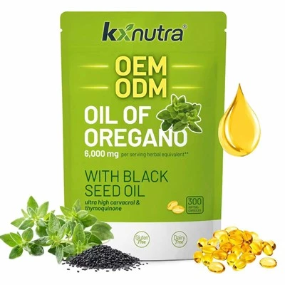 2 f'1 Żejt Ta 'Oregano Black Seed Oil Softgels