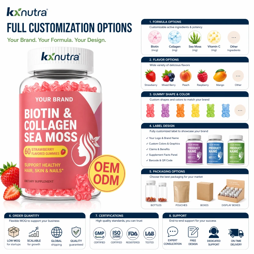 Collagen Biotin Sea Moss Gummies