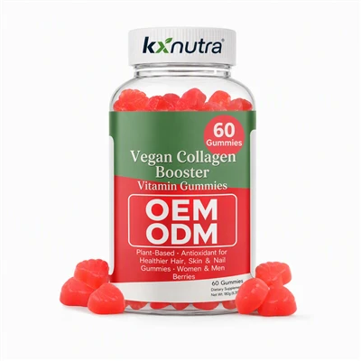 Gummies aqwa tal-Booster tal-Collagen Vegan