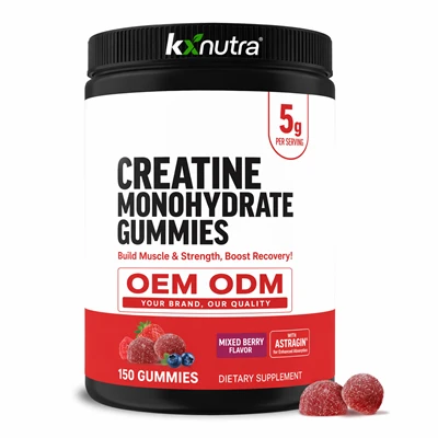 Creatine Monohydrate Gummies Tkabbir tal-Muskoli