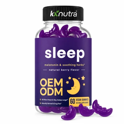 Irqad u Kalma Melatonin Gummies għall-Adulti