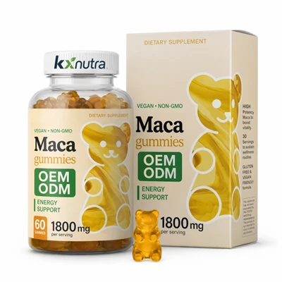 Gummies tal-Maca Organiċi Selvaġġi naturali