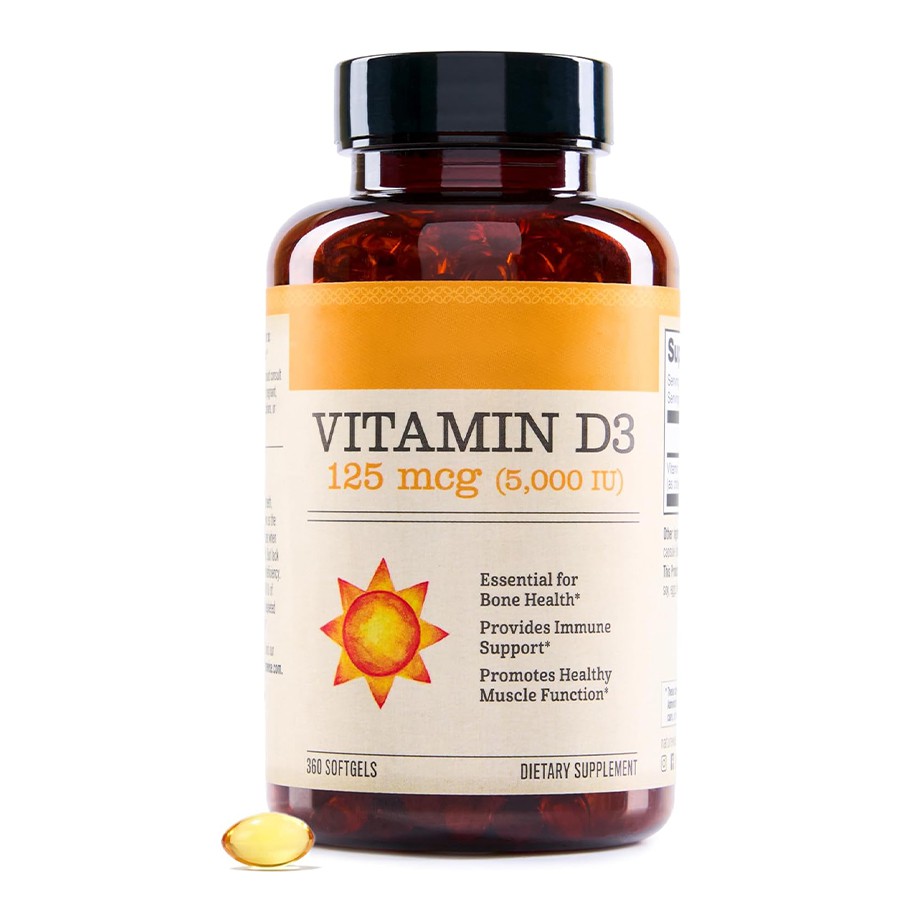 Vitamina D 3 5000 Iu Id-Doża ta 'Sunshine tiegħek kuljum għal Wellness Olistiku